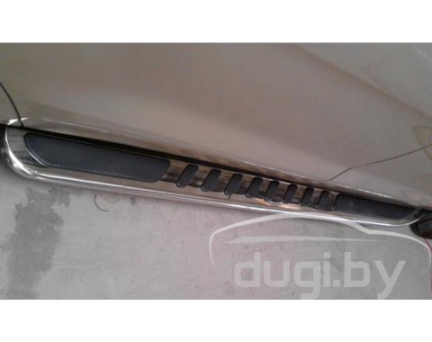 Защита порогов - площадка для Ford Explorer.